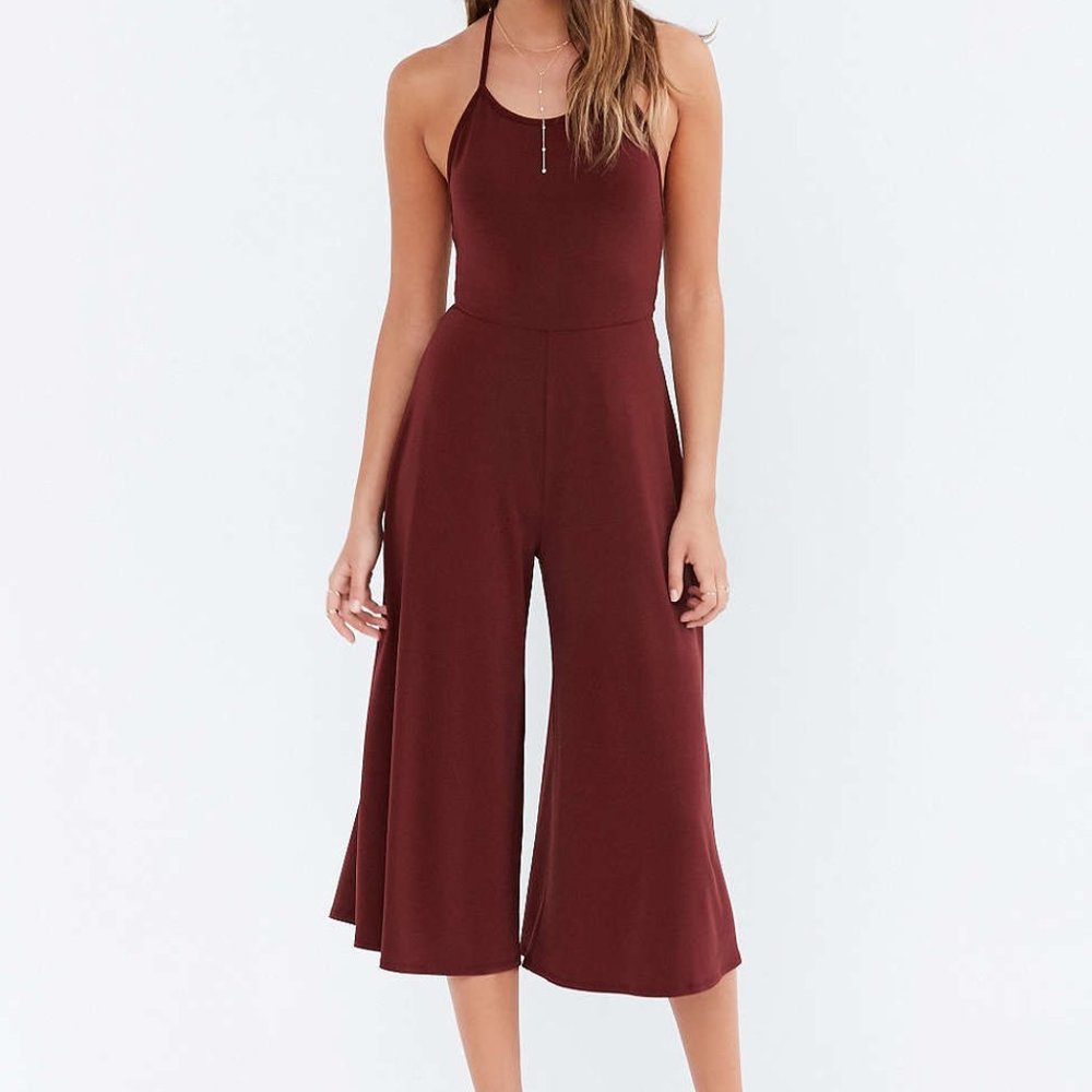 Silence + Noise Strappy Back culotte jumpsuit